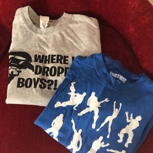 Fortnite t-shirts- size medium